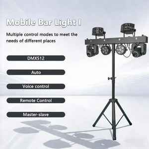 Vente directe usine : Projecteur portable à tête mobile LED RGBW, faisceau, Derby, Par, Spot, Stroboscope, effet 5-en-1, pour bar, boîte de nuit, KTV, DJ - Product Image 2