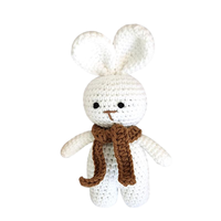 Vente en gros Crochet tricot lion renard tricoté peluche animal poupée cadeau