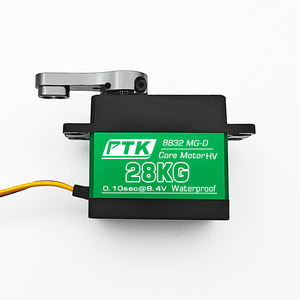 PTK 8832 MG-D 28KG <span class=keywords><strong>Servo</strong></span> Digital totalmente programável 180 ° Fábrica DIY para aviões Turbojet de asa fixa Aircraft Metal Material" - Product Image 5