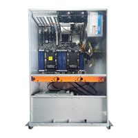 Serveur 4U 10bays Fabricants Châssis de serveur en rack Sgcc Acier 1.0mm Fond de panier SAS/SATA avec interface en option