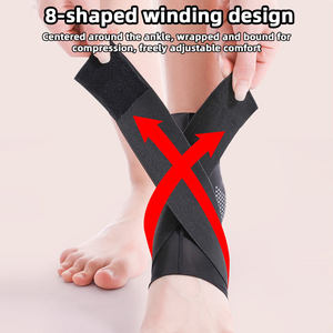 Protège-cheville confortable pour le sport, le basketball et le fitness – Attelle de maintien pour entorses et blessures – Manchon de protection pour la cheville - Product Image 3