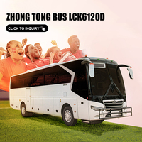 Nouvel Arrivage Zhong Tong Golden Dragon Bus Coaster 64+1 Places Diesel Manuel Euro 2 Transport Public Minibus LCK6120D Conduite à Gauche