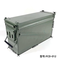 Caja de Metal para Municiones, Impermeable y a Prueba de Polvo, Nueva, en Oferta, para Guardar y Transportar, 260*480*170mm