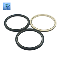 TY U Type Peek Variseal Flat Iron Metal Shaft Step Mechanical Hydraulic Spring Energized PTFE Double Lip Oil Seal Custom Size