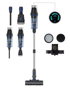 LumiCybrot Cordless Hand Held <b>Vacuum</b> Cleaner Lightweight Bagless LED Display 3 Suction Modes 45Mins Detachable Battery Household - Product Image 1