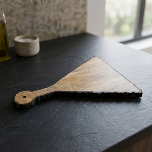 Tabla de Cortar Rectangular de Madera Natural con Borde Rebanado, Tabla para Servir, Bloque de Corte para Cocina, Apta para Lavavajillas, Uso Doméstico - Product Image 2