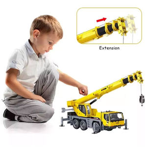 Huina 1702 Quy Mô 1:50 Xây Dựng Xe Sở Thích Hai Cab Tháp Lốp Kẽm Hợp Kim Kim Loại <span class=keywords><strong>Diecast</strong></span> Kỹ Thuật Cần Cẩu Xe Tải Mô Hình Đồ Chơi - Product Image 2