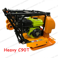 Compactage routier sol bitumineux Loncin Essence Tamper Wacker Petit compacteur vibrant à essence Compacteur à plaques Diesel Robin