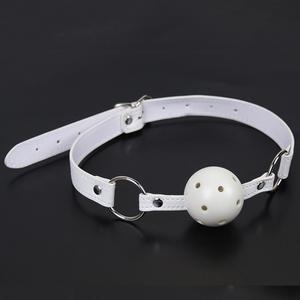 BDSM Bondage Atmungs <span class=keywords><strong>Ball</strong></span> <span class=keywords><strong>Gag</strong></span>, Mund Biss für Erwachsene Sex Vorspiel - Product Image 5