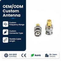 Adaptador BNC a RF Roscado, Conector Coaxial de 50 Ohmios, Convertidor de Señal RF para Antena de Radioaficionado, Compatible con Personalización OEM