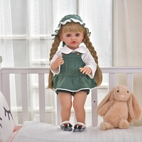 Grenzüberschreitende neue 55cm weiche Vinyl-Simulations-Reborn-Puppe im russischen Stil, sprechfähig, Unisex für Kinder und Jugendliche