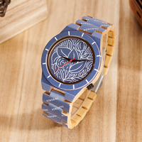 Montre en bois à quartz classique faite à la main, personnalisable avec logo OEM, faible MOQ, dropshipping, vente en gros, aiguilles, résistance à l'eau 3 ATM, unisexe