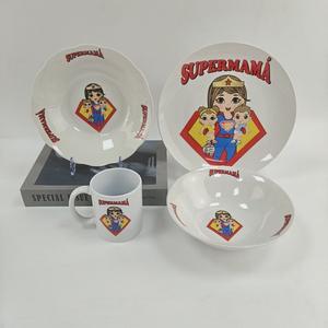 YUZHUI Assiettes de cuisine de haute qualité, cadeau de maman, gratitude éternelle, amour inconditionnel. Vaisselle en céramique - Product Image 6