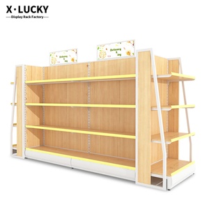 Chine usine équipement riz chariots en métal d'étagères prix présentoir de supermarché - Product Image 1