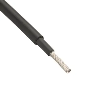 Tuv Gecertificeerd Pv1-f H1z2z2-k 4Mm Pv Kabel Dubbel Geïsoleerd 1.5kv Xlpo Vertind Koperen Dc Omvormer Zonne-Energie Kabel