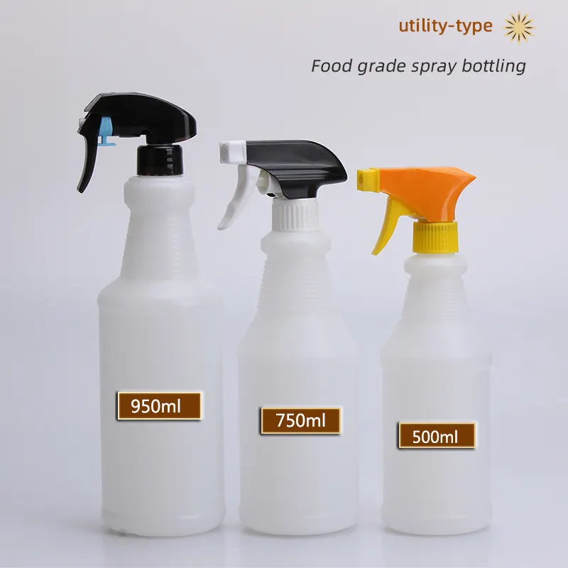 Hdpe 500/750/900Ml Multifunctionele Reinigingsspray Fotokatalytische Spuitfles Voor Huishoudelijke Spray Chemische Reiniging