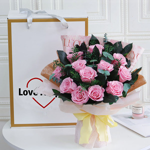 Bouquet di Rose Stabilizzate di Grado A, Fiori Eterni, <span class=keywords><strong>Regalo</strong></span> <span class=keywords><strong>per</strong></span> Natale, Pasqua, <span class=keywords><strong>San</strong></span> <span class=keywords><strong>Valentino</strong></span>, Festa della Mamma, Laurea - Product Image 3