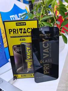 Chống peeping điện thoại phim bảo vệ màn hình cho iPhone 17 không khí 13 14 15 16 Pro Max sự riêng tư chống tĩnh sự riêng tư di động Tempered Glass - Product Image 4