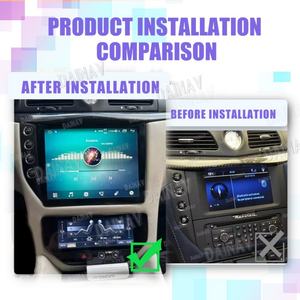 Autoradio 10 pouces pour Maserati GranTurismo GT GC 2007-2017 Android 12 Carplay Écran tactile GPS Lecteur multimédia Panneau AC Noir - Product Image 3