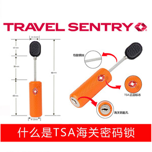 TSA Approved Steel Wire Combination Lock Zinc Alloy Electroplated Backpack Travel <b>Padlock</b> Mechanical 3mm Bar - Product Image 2