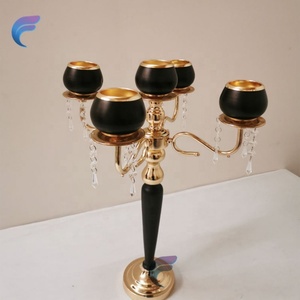 Antique Minimalist Brass Long Stemmed Tapered Candle Holder Stick Set Decorative Gold <b>Candlestick</b> Holder for Christmas - Product Image 3