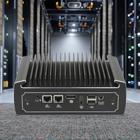 Mini PC industrial 10th Gen Core I3 10110U I7 10810U DP HD Pantalla Dual 2 Com 4G Módulo TPM2.0 Win10 Mini computadora de escritorio