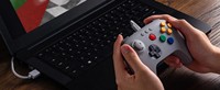 Manette sans fil 8BitDo N 64 2.4G pour console N64 originale, joystick analogique 3D et manette de jeu rétro à effet Hall pour Windows