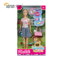 Jouet éducatif en plastique de 11.5 pouces pour filles, ensemble de jeu de simulation