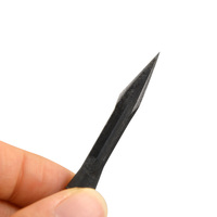 Pointe de flèche filetée standard en acier au carbone 112 grains, interchangeable, pour accessoires de chasse à l'arc – Vente chaude