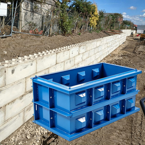 Moule en acier pour blocs de <span class=keywords><strong>mur</strong></span> de soutènement autobloquants, moule pour blocs de béton préfabriqués pour <span class=keywords><strong>mur</strong></span> de talus en empilage sec - Product Image 2