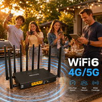 ODM/OEM 4G/5G OpenWrt CPE Conexión Inalámbrica Estable Router Gigabit de Doble Banda AX3000 con Tarjeta SIM Personalizable para Empresas