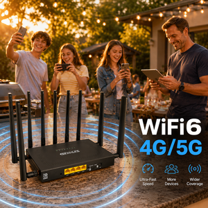Odm/oem 4G/5G OpenWrt CPE การเชื่อมต่อที่เสถียร AX3000เราเตอร์กิกะบิตแบบ Dual Band พร้อมซิมการ์ดปรับแต่งได้สำหรับองค์กร - Product Image 1