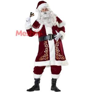 Costume de scène de Noël unisexe pour cosplay de Père Noël et d'elfe, idéal pour les fêtes et les spectacles - Product Image 3