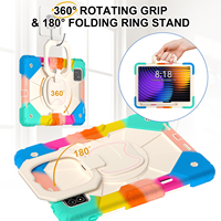 Étui antichoc 3-en-1 avec support pour stylet pour Xiaomi Pad 7 7 Pro 2024, support rotatif à 360°, bandoulière, pour enfants, OEM ODM
