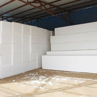 Panneaux de blocs de mousse d'isolation de panneau EPS en polystyrène blanc épaissi pour toit de mur extérieur