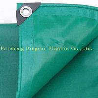 100% bâche de tissu de tente résistante à la chaleur imperméable à l'eau bâche en toile de poly coton enduite de PVC