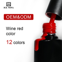 Venta al por mayor negro rojo Etiqueta Privada gel polaco conjunto 112 colores Hema libre vegano gel polaco 10ml inodoro semipermanente gel proveedor