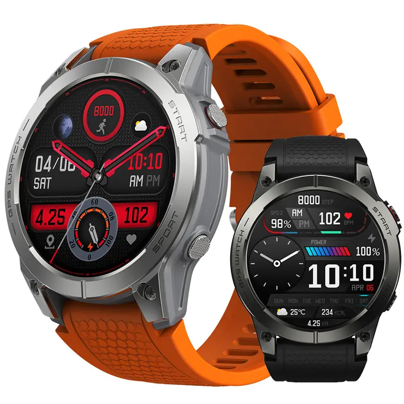 Nieuw 1.43-Inch Amoled Scherm Zs3 Smartwatch Bluetooth Call Gps Heren Dames Smartwatch Sport Fitness 5atm Waterdicht Horloge