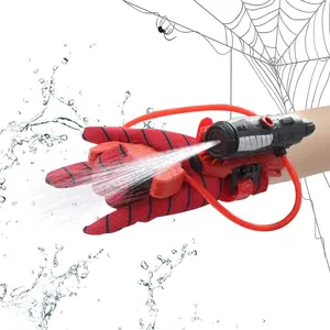 Spider Fired Water Gun Manually Pressed Continuous Hair Toy Toddler Wearable Arm Fired Water Toys