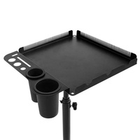 Chariot de Rangement Métallique pour Extensions de Cheveux, Support d'Extensions et Kits d'Outils Légers pour Machines à Extensions