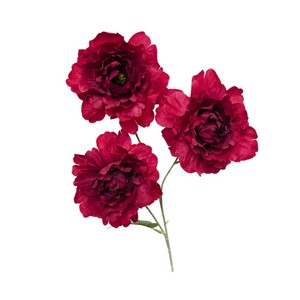 Bouquet de fleurs artificielles pivoines, grande taille, décoration de mariage, décoration de la maison, tissu plastique, respectueux de l'environnement - Product Image 5