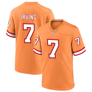 Jersey American Football Custom Tampa Bay Oranye Throwback, Bordir Jahit, Seragam Anak, Pakaian Olahraga dengan Logo - Product Image 3