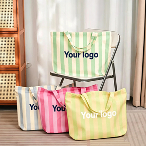Sac de courses en coton écologique et recyclable grande capacité pour le voyage, sac fourre-tout en toile rétro littéraire personnalisé pour femme - Product Image 3