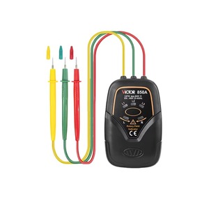 Compteur de phase triphasé et indicateur de séquence de phase AC Shengli VC850, testeur de séquence de phase - Product Image 3