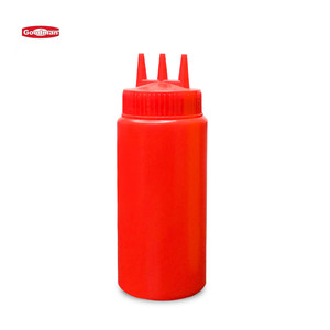 16 oz Restaurant honey salad dressing condiment cooking oil squeeze dispenser bbq ketchup plastic sauce bottle