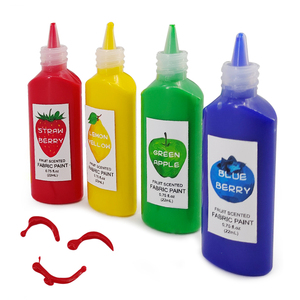 Perfumada Fruta non toxique Tela Textil Permanente Pintura 22ml Cada En La Tarjeta De Ampolla Para La Ropa Tela Textil - Product Image 6