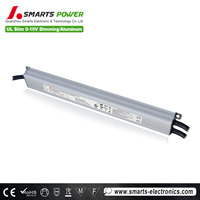 Driver LED 36W étanche IP67, format compact, dimmable PWM 0-10V/1-10V, 12V/24V