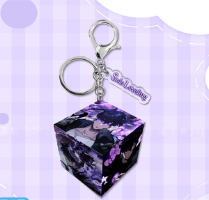 Mini Cubo de 3.5CM, Bleach, Luffy, <span class=keywords><strong>Haikyuu</strong></span>, Hunter, Blue Lock, DanDaDan, Manualidades de Plástico, Colgante, Accesorios, Llaveros de Acrílico de Anime - Product Image 6