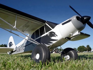 Máy bay điều khiển từ xa FMS PA-18 <span class=keywords><strong>Super</strong></span> Cub EP cỡ lớn 1700mm, loại PNP, có chân đáp chắc chắn Reflex V2 và đèn tích hợp sẵn - Product Image 2