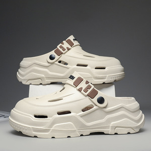 Men's Summer Thick Soled <b>Clogs</b> EVA Anti Slip Closed Toe Outdoor Beach Wear Comfortable Sandals - Product Image 1